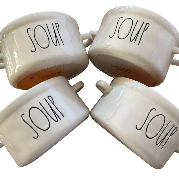 Rae Dunn Soup Bowls Set of 4 NWOT